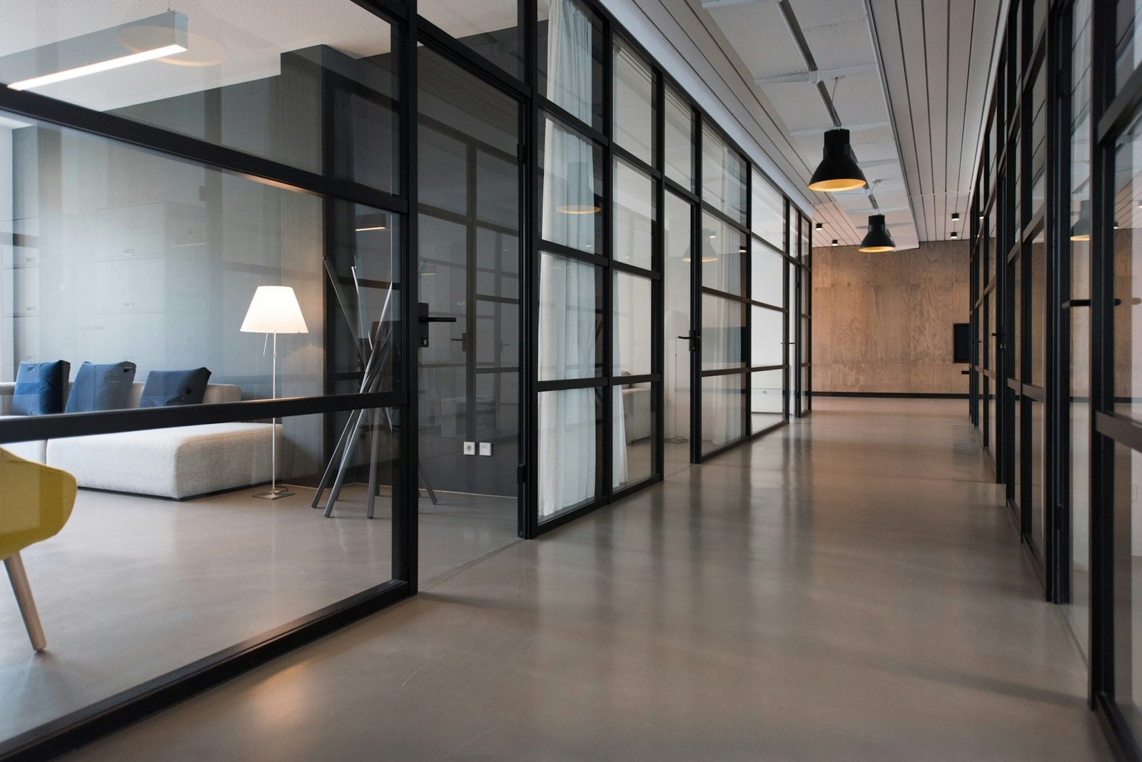 Modern commercial workspace